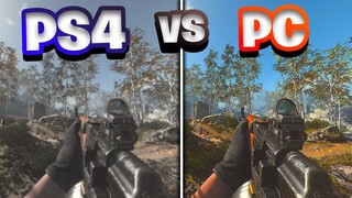 PC vs PS4 - Call of Duty: Modern Warfare