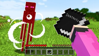 Minecraft, But I Made it DEATHNOTE...