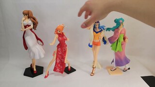 review 4 mô hình nữ trong Onepiece ( Nami , Vivi , Charlotte Pudding , Hiyori )