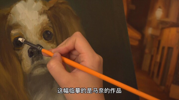 [Meniru Karya Manet] Tak peduli betapa banyak kesibukan sehari-hari yang harus dihadapi, begitu kemb