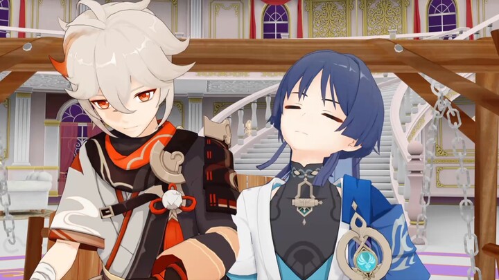 [Genshin Impact MMD/Fengsan] Bedak: "Hari ini aku adalah seorang pemabuk *bajingan yang mencoba mera
