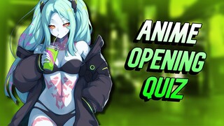 ANIME OPENING QUIZ - 50 Openings [EASY - HARD]