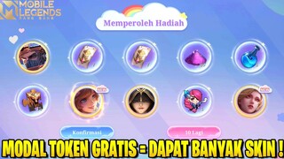 TRIK GATCHA PAKAI TOKEN DRAW GRATIS SANRIO BISA DAPAT BANYAK SKIN DAN SANRIO SKIN - MOBILE LEGENDS