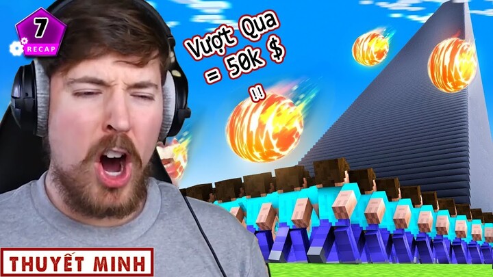 Thử Thách 2000 Người Vượt Chướng Ngại Vật Về Đích 50k Đô | Minecraft