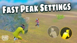 Fast Peak and Fast Scope Settings in PUBG MOBILE & BGMI | Tips & Tricks