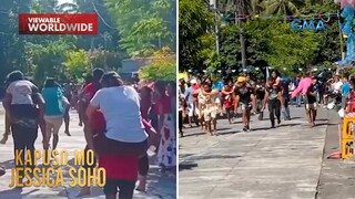 Mga lalaki, kumasa sa karera habang pasan-pasan ang kanilang mga misis?! | Kapuso Mo, Jessica Soho