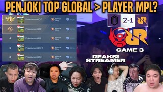 PENJOKI PRIAIDAMAN99 KALAHKAN PLAYER MPL & M4! BTR ION VS RRQ HOSHI PIALA PRESIDEN - REAKSI STREAMER