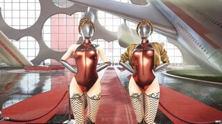 روبوتات الراقصة التوأم بملابس السباحة من آتوميك هارت!