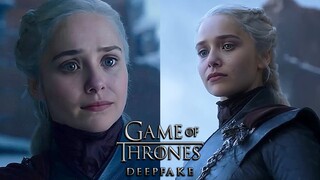 Elizabeth Olsen as Daenerys Stormborn [Deepfake]