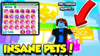 I Got Invited To RANDOM Banks And Got INSANE PETS In Pet Simulator X... (Roblox)