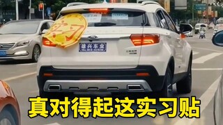 这实习贴真不是白贴的，女司机加实习贴，简直buff叠满！