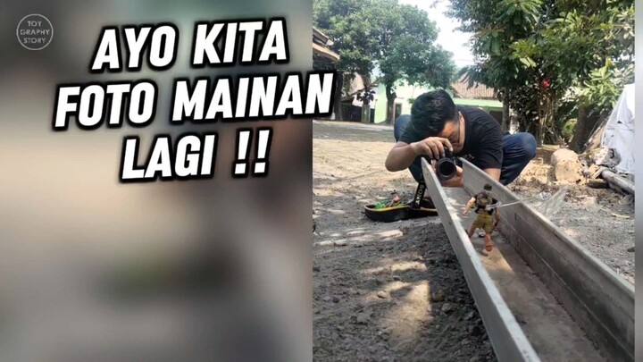 Foto Mainan di atas Talang Air