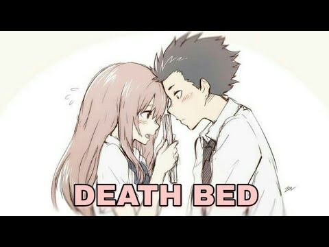 ⌜AMV⌟ ↦Nightcore | Powfu - Death bed (Christian Lalama Remix | Koe no Katachi)