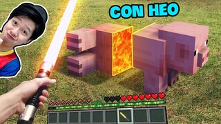 Vinh Cắt Đôi Con Heo 😎 THỬ THÁCH TẠO RA NHỮNG ĐIỀU KHÔNG THỂ HIỂU NỔI TRONG MINECRAFT* Đông Quá