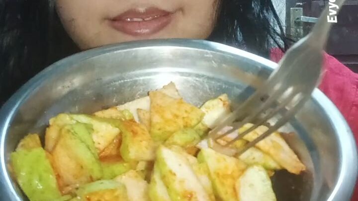 Asmr Rujak Jambu Kristal bumbu Cimol Mukbang