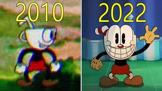 Evolution of Cuphead 2010-2022