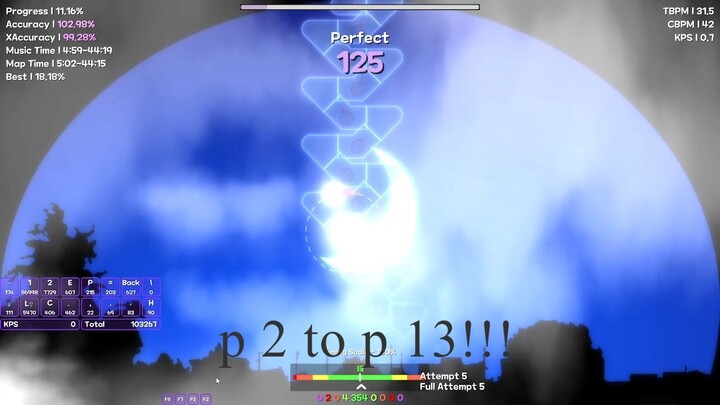 beautiful lullaby adofai p 2 to p 13 jump
