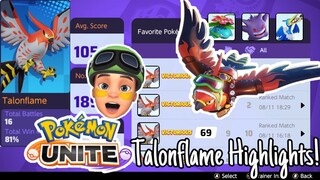 Win Streak With Talonflame Pilot Style Holowear! Pokemon Unite