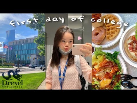 ngày đầu tiên tại đại học Mỹ 🌼 | Drexel University | my college diary