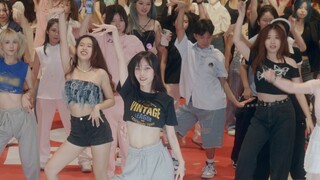 【4K】Guangzhou Kpop people are so awesome! ee sister Baofeng blue colored contact lenses sing and dan