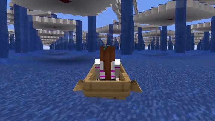 I used a bucket of water to create an ocean: MC The power of a bucket of water! The water is flowing