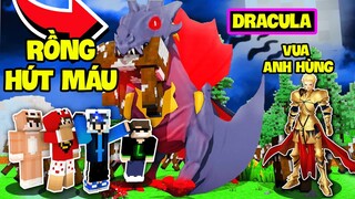 MINECRAFT VUA RỒNG YTB #12 | NOXUSS ẤP TRỨNG RỒNG DRACULA, CHẾ TẠO BỘ GIÁP VUA ANH HÙNG
