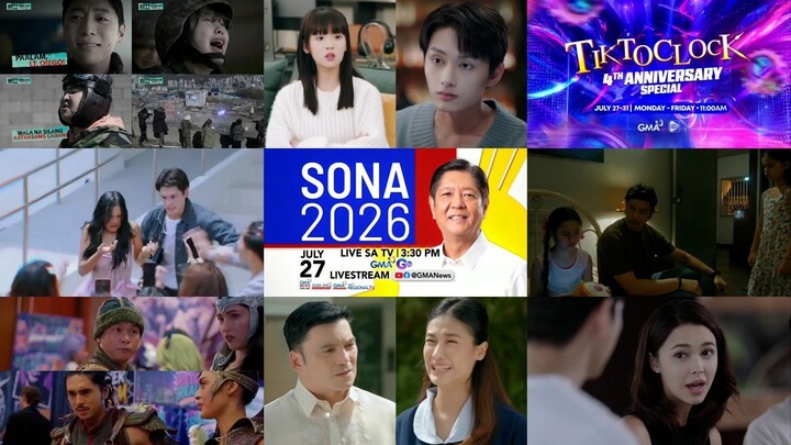 GMA 7 Network Commercial Break July 27, 2026 (SONA 2026)