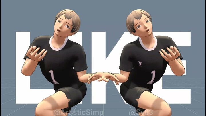 [Haikyuu!!MMD] I Like It - MEME (Kita Shinsuke) FLASH WARNING