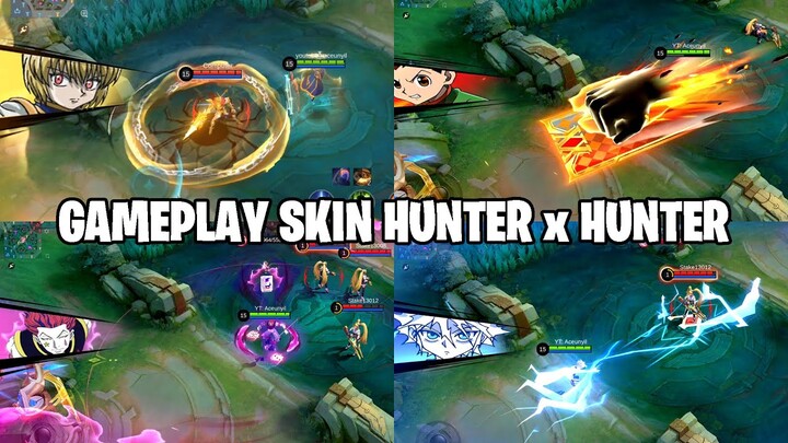 GAMEPLAY 7 NEW SKIN - HARITH KILLUA, GON DYRROTH, JULIAN KURAPIKA, CECILION HISOKA, MYTHIC CLINT