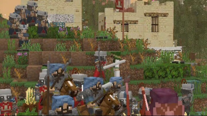 Minecraft Random Day Medieval History EP 1 The Reconquista Crusades #minecraft #history