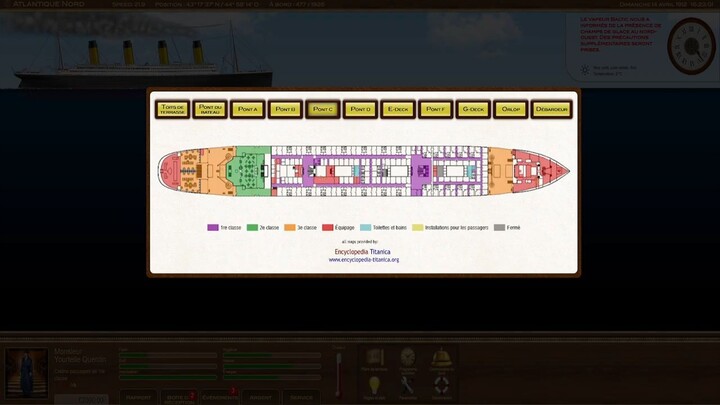 🔴 Titanic Voyage RPG 2026 ( Episode 14 ) - Une Gros Après-Midi De 1er Classe Sur Le RMS Titanic