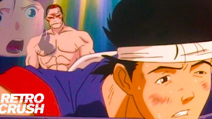 อากิระโดนตูดของเขาโห่ต่อหน้าสาวของเขา Pai Chan นักสู้ Virtua (1995)