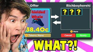 *NEW* RAINBOW SHIELDED WHALE IS WORTH THIS?! (Roblox Clicker Simulator Underwater Cyborg Update)