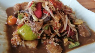 ส้ม​ตำ​แค๊บ​หมู​ 5รส​ ตำ​ยังไง​ให้​เป็น​เมนู​ฮิต​คน​สั่ง​ซ้ำ​