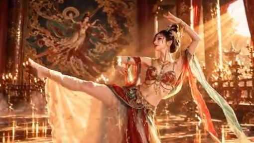 The Divine Maiden Dances in the Golden Hall