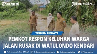 PUPR Kota Kendari Bakal Anggarkan Perbaikan Jalan Rusak dan Drainase Jalan Banda Kelurahan Watulondo