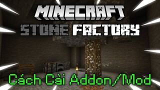 🔥ADDON/MOD STONE FACTORY CỰC HAY CHO MINECRAFT PE 1.19 ĐỒ ĐÁ, GIÁP..