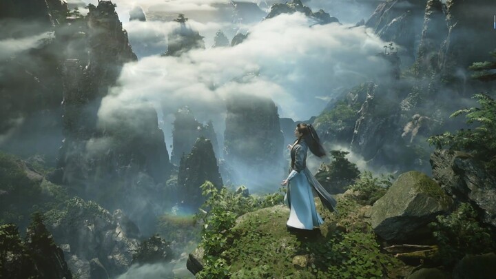 凡人韩立俯瞰云梦山|动态壁纸|Wallpaper软件|4K60帧