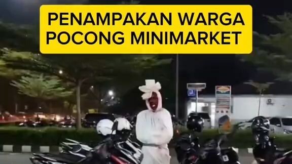 Ketangkap Warga Pocong Minimarket