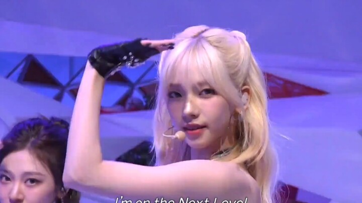 aespa’s first Japanese stage of “Next Level” with mics on and vocals muted