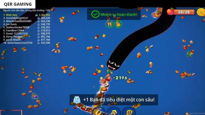 Rắn săn mồi, Game rắn top 1 kịch kính và vui nhộn - ZonZin TV #287 10