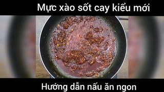 Mực xào sốt cay kiểu mới