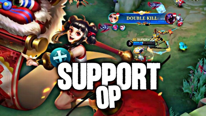 SUPPORT OP!! COMBO LOLITA X HANABI, MASIH ENAK KAH?! - Mobile Legends