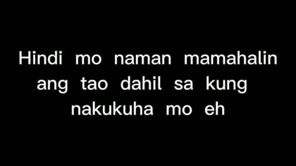 Sino yung may kasalanan? Yung nag kulang? O yung Bumitaw?