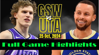 Golden State Warriors vs. Utah Jazz Full Game Highlights - October 25, 2024 | NBA Season 2024-25