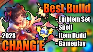 CHANG'E BEST BUILD 2023 | TOP 1 GLOBAL CHANG'E BUILD | CHANG'E - MOBILE LEGENDS | MLBB