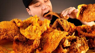 [Mukbang TV] - Lòng lợn rán | ASRM