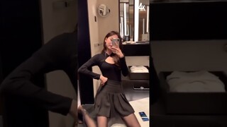 Cute Asian Tall Girl 6.4 feet | Hot Asian dance | Cute Chinese Girl #Shorts