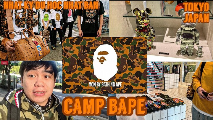 🔥Xếp Hàng mua BAPE x MCM 🔥| Shopping BE@RBRICK🐻  | Tokyo 2019 |⛩