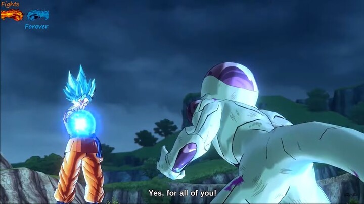 Xenoverse 2, Goku Blue vs Golden Frieza, Goku vs Fireza, Dragon Ball Xenoverse 2, Japan, Xenoverse